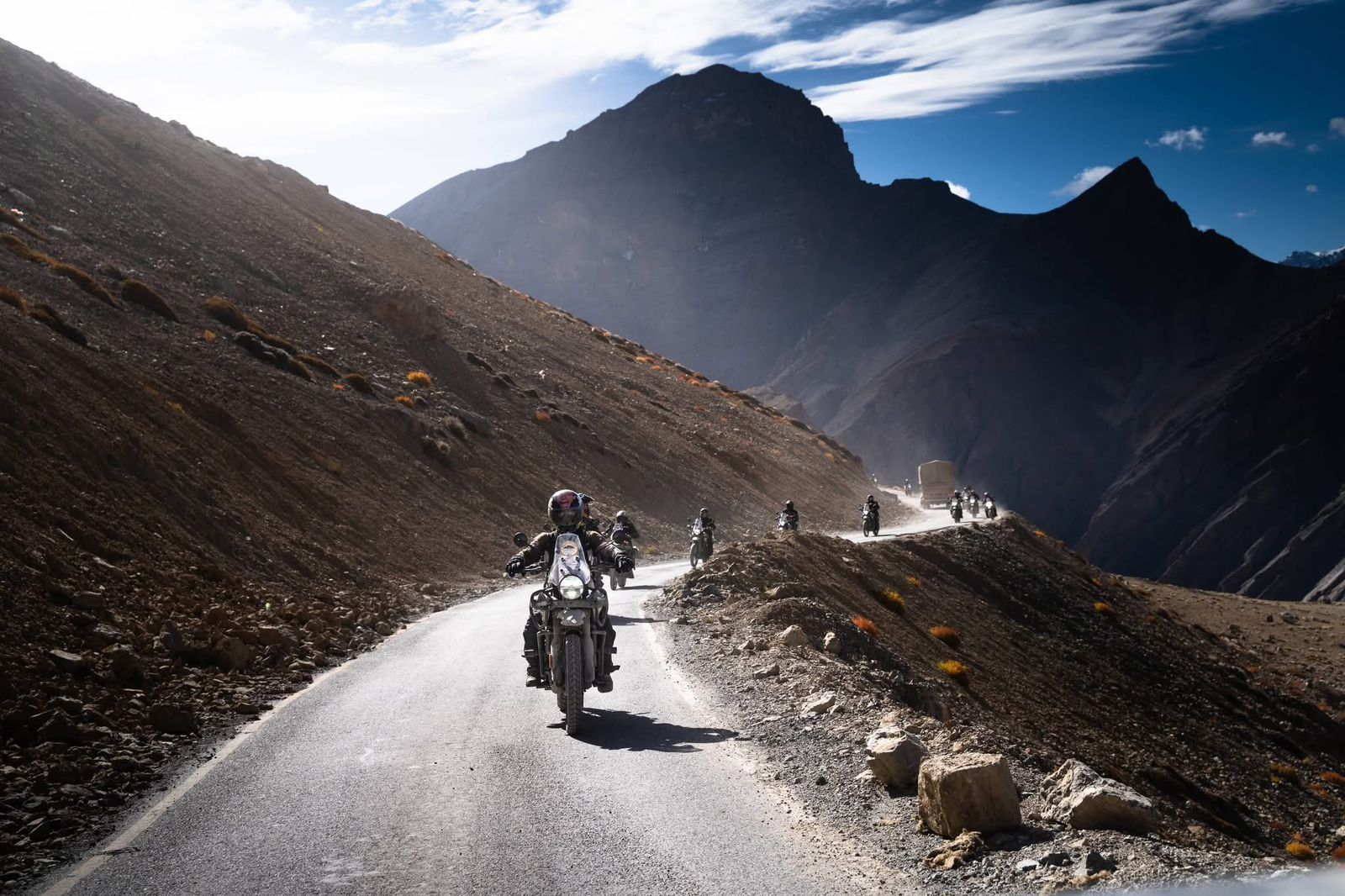 High Mountain Pass Crossing